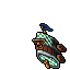 Green Rolling Barrel